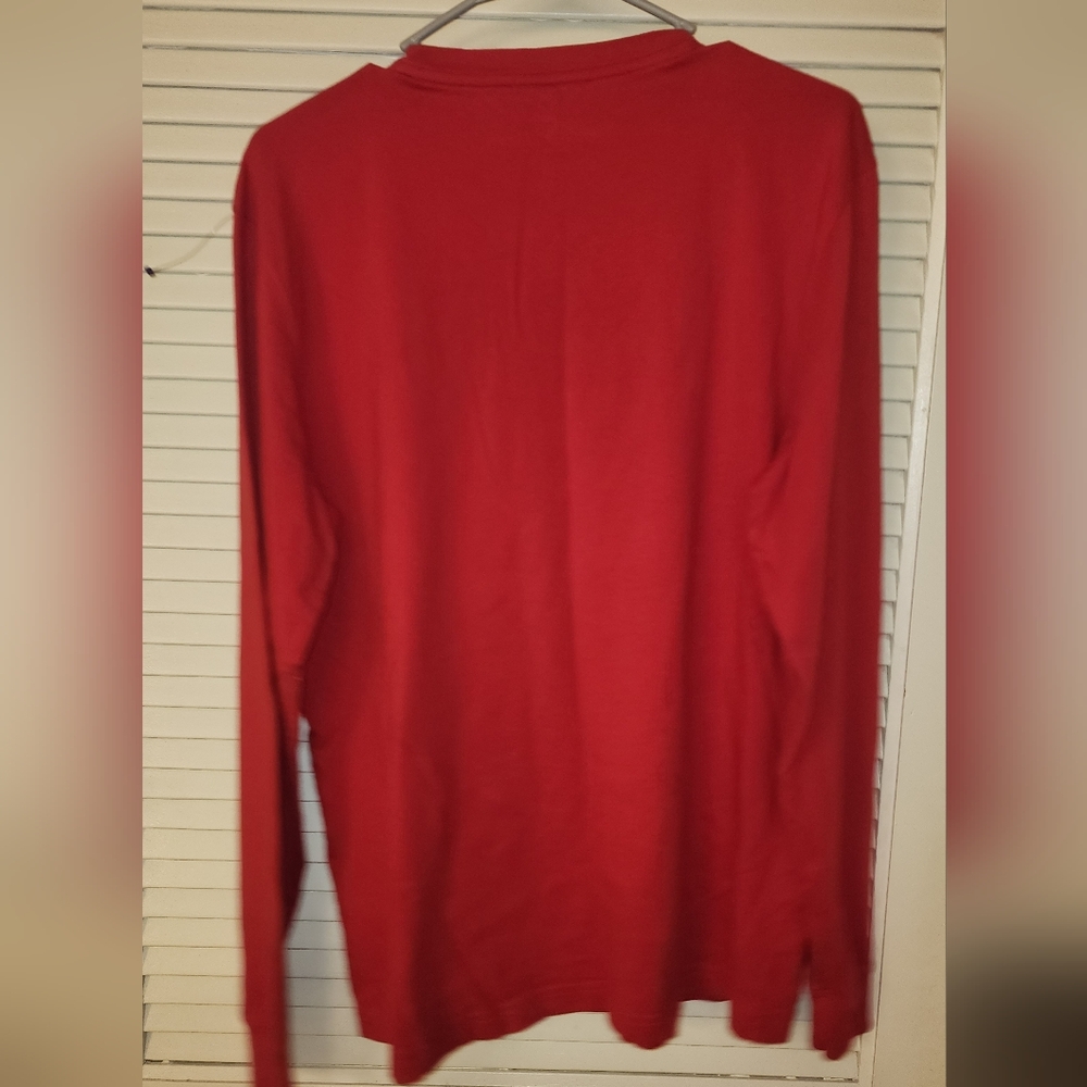 Psycho Bunny Red Skull Bunny Graphic Long Sleeve Tee Men’s L (Size 6) Pima Cotto - Picture 4 of 4
